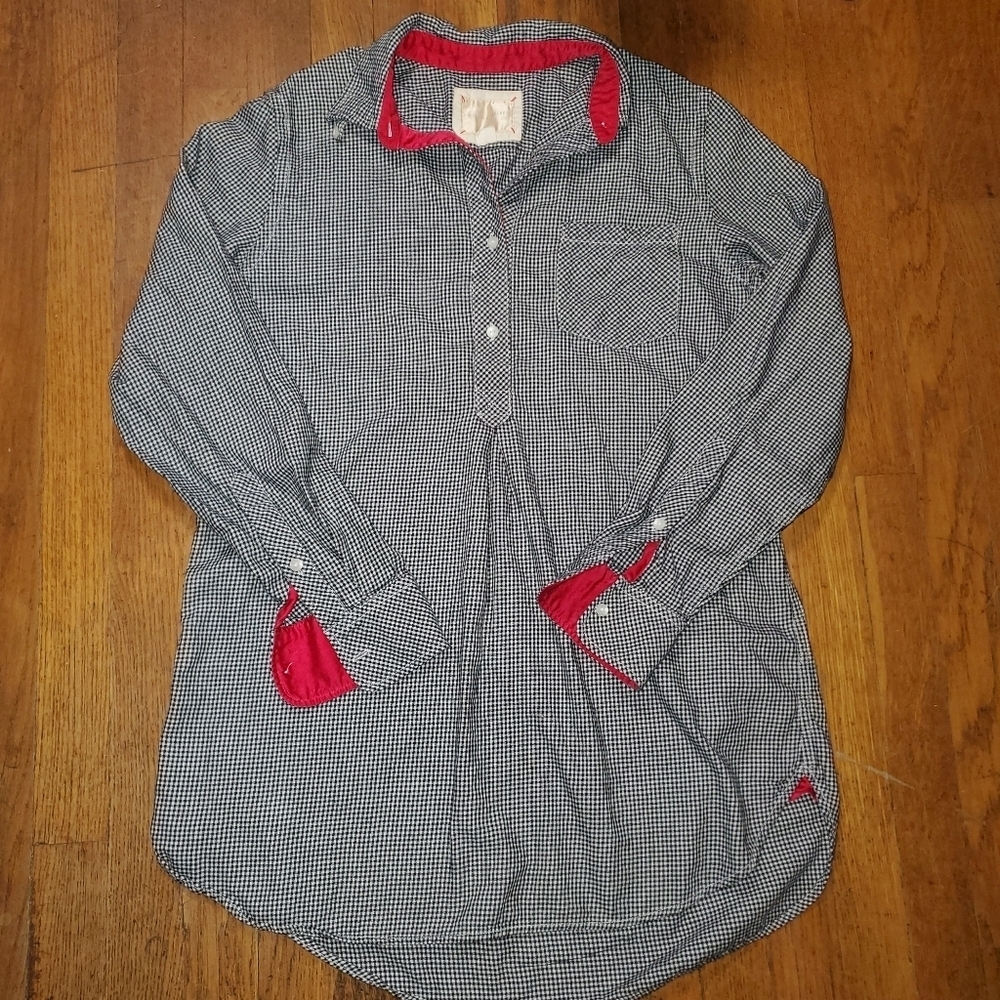 Victoria's Secret Classic Night Shirt With Silk Trim